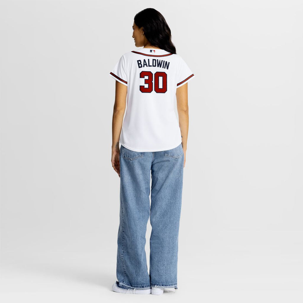 Drake Baldwin Atlanta Braves Nike Women's Home Replica Jersey - White