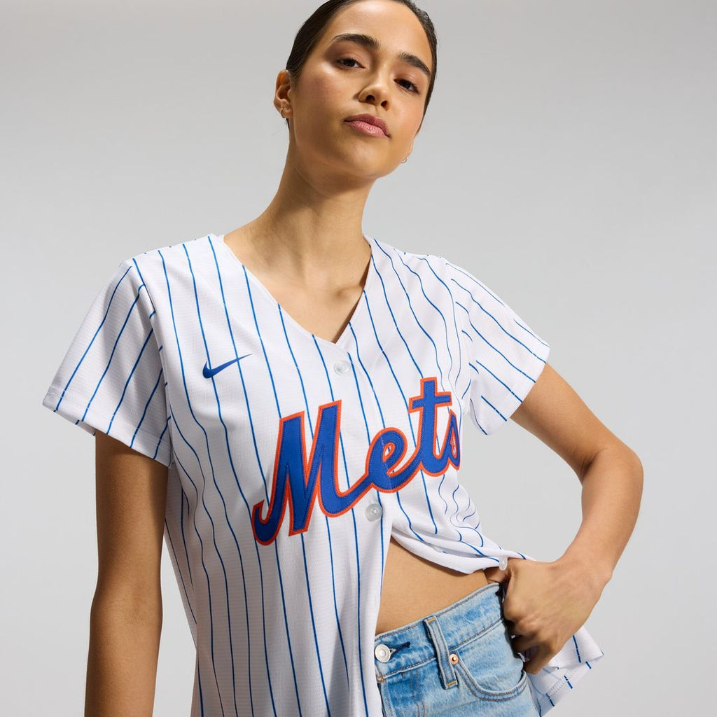 New York Mets Nike Women's Home Replica Team Jersey - White