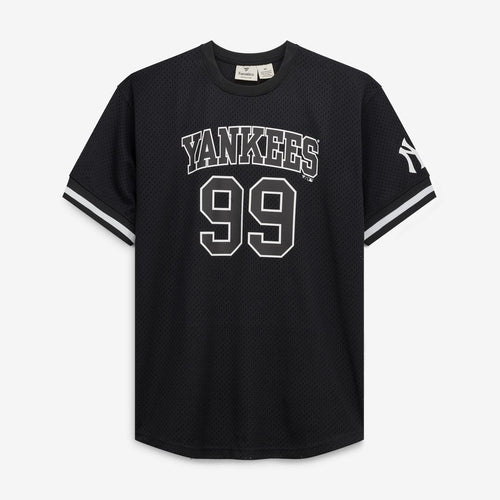 Aaron Judge New York Yankees Fanatics Big & Tall Heavyweight Mesh Jersey - Black/White