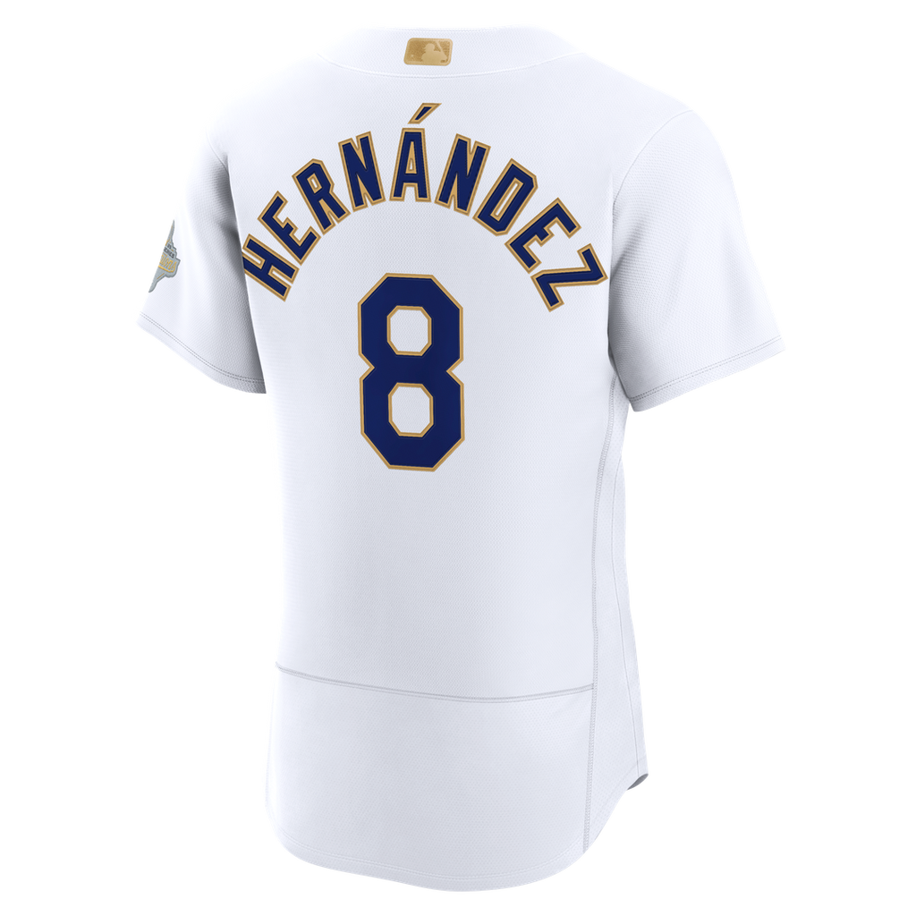 Enrique Hernández Los Angeles Dodgers Nike 2026 Gold Collection Authentic Jersey - White