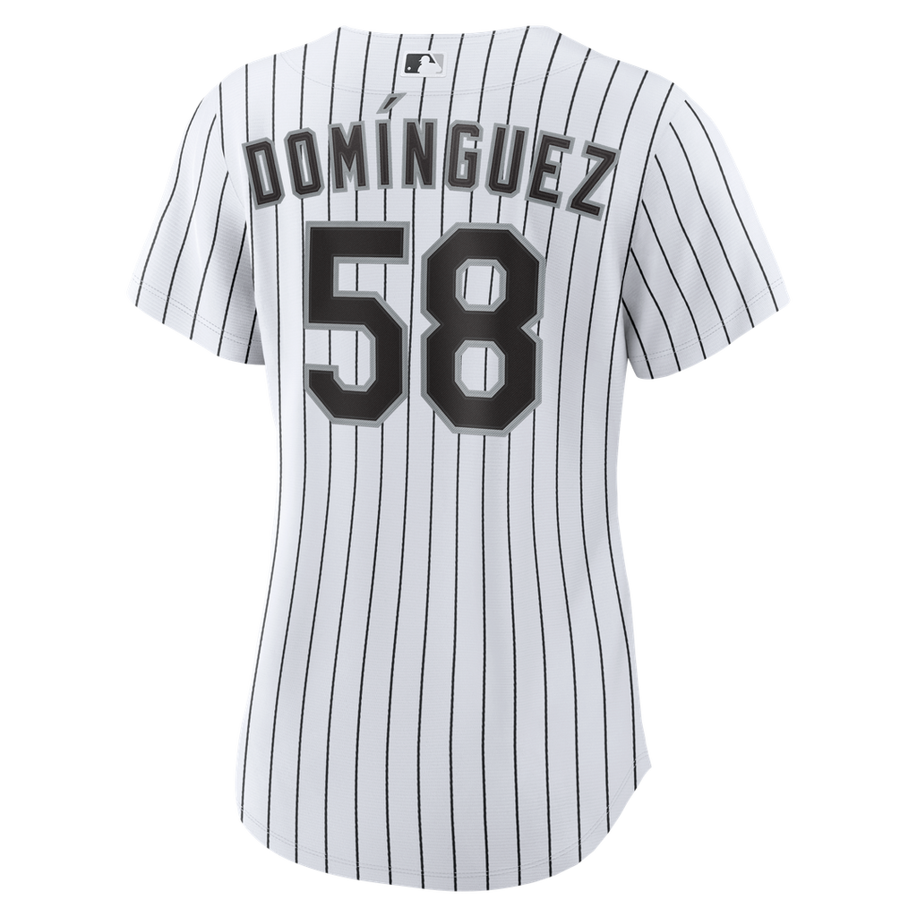 Seranthony Domínguez Chicago White Sox Nike Women's Home Replica Jersey - White