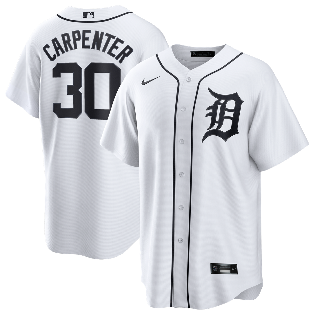 Kerry Carpenter Detroit Tigers Nike Home Replica Jersey - White