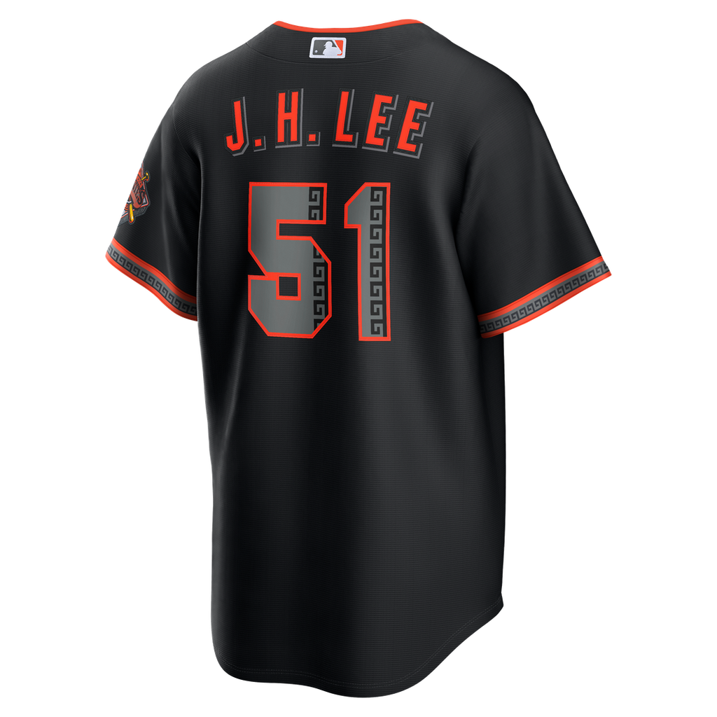 Jung Hoo Lee San Francisco Giants Nike Alternate Stadium Jersey - Black