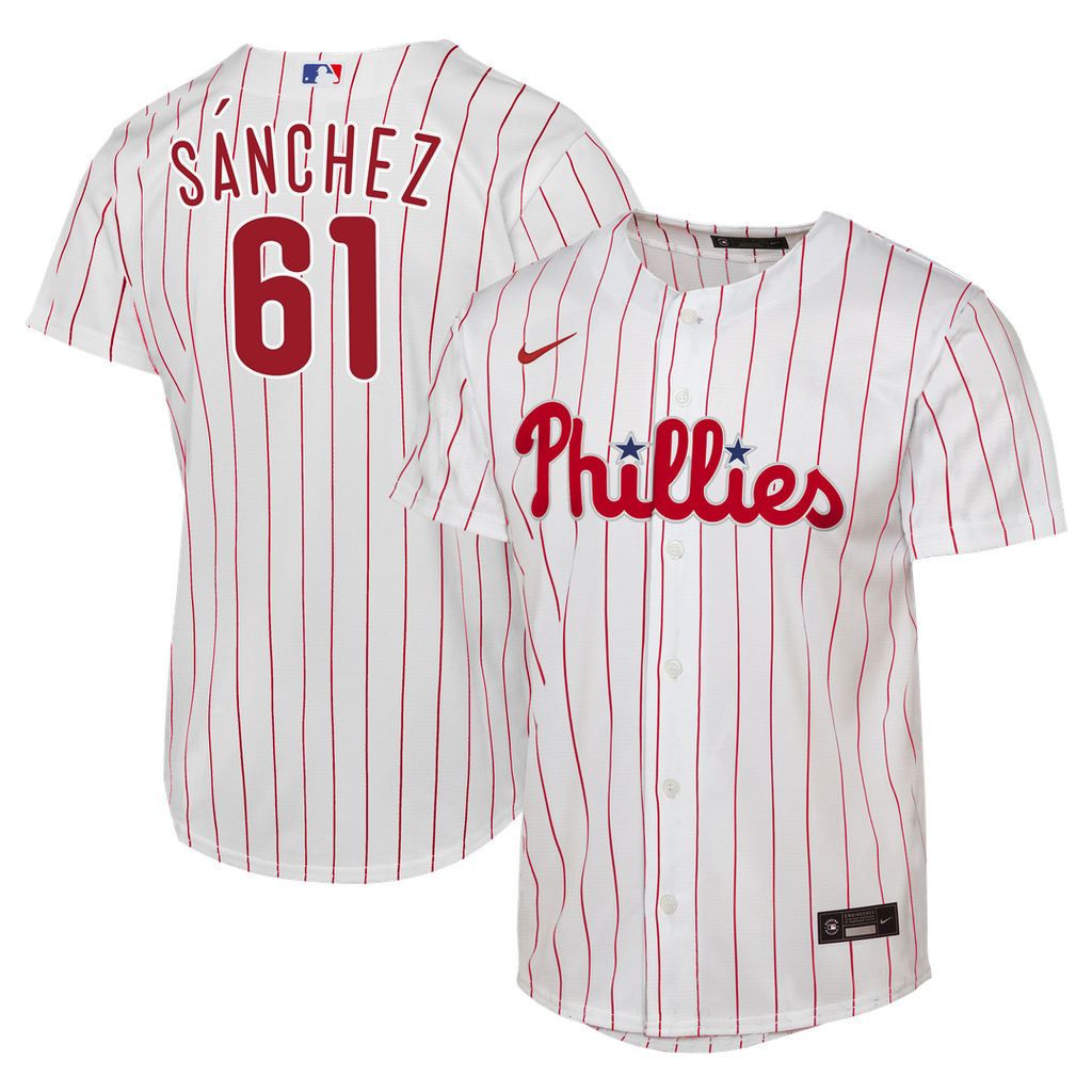 Cristopher Sánchez Philadelphia Phillies Nike Youth Home Replica Jersey - White
