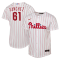 Cristopher Sánchez Philadelphia Phillies Nike Youth Home Replica Jersey - White