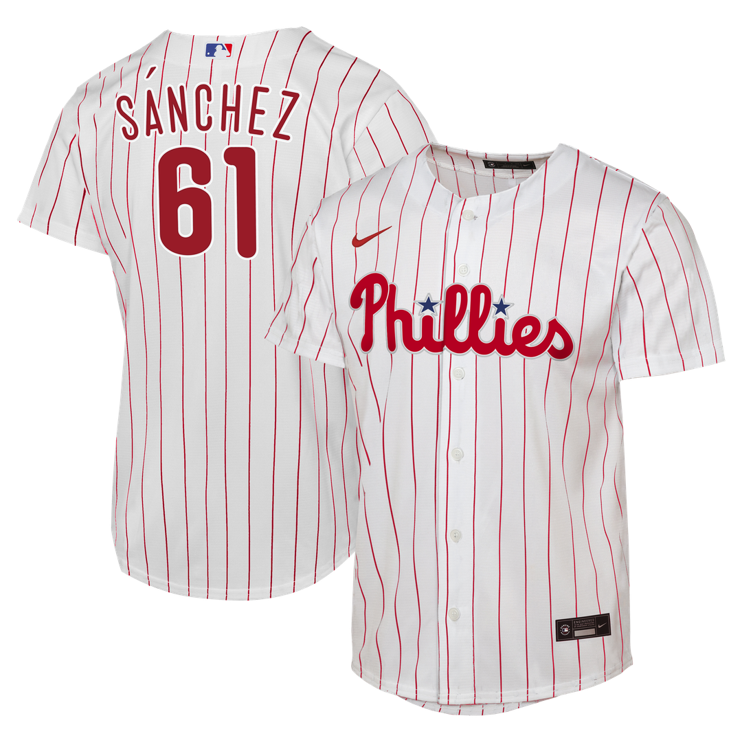 Cristopher Sánchez Philadelphia Phillies Nike Youth Home Replica Jersey - White