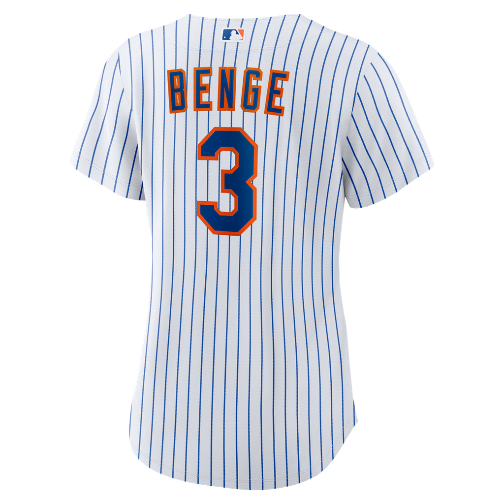 Carson Benge New York Mets Nike Women's Home Replica Jersey - White