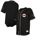 San Francisco Giants Stitches Team Color Full-Button Fashion Jersey - Black