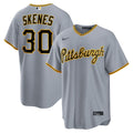 Paul Skenes Pittsburgh Pirates Nike Road Replica Jersey - Gray