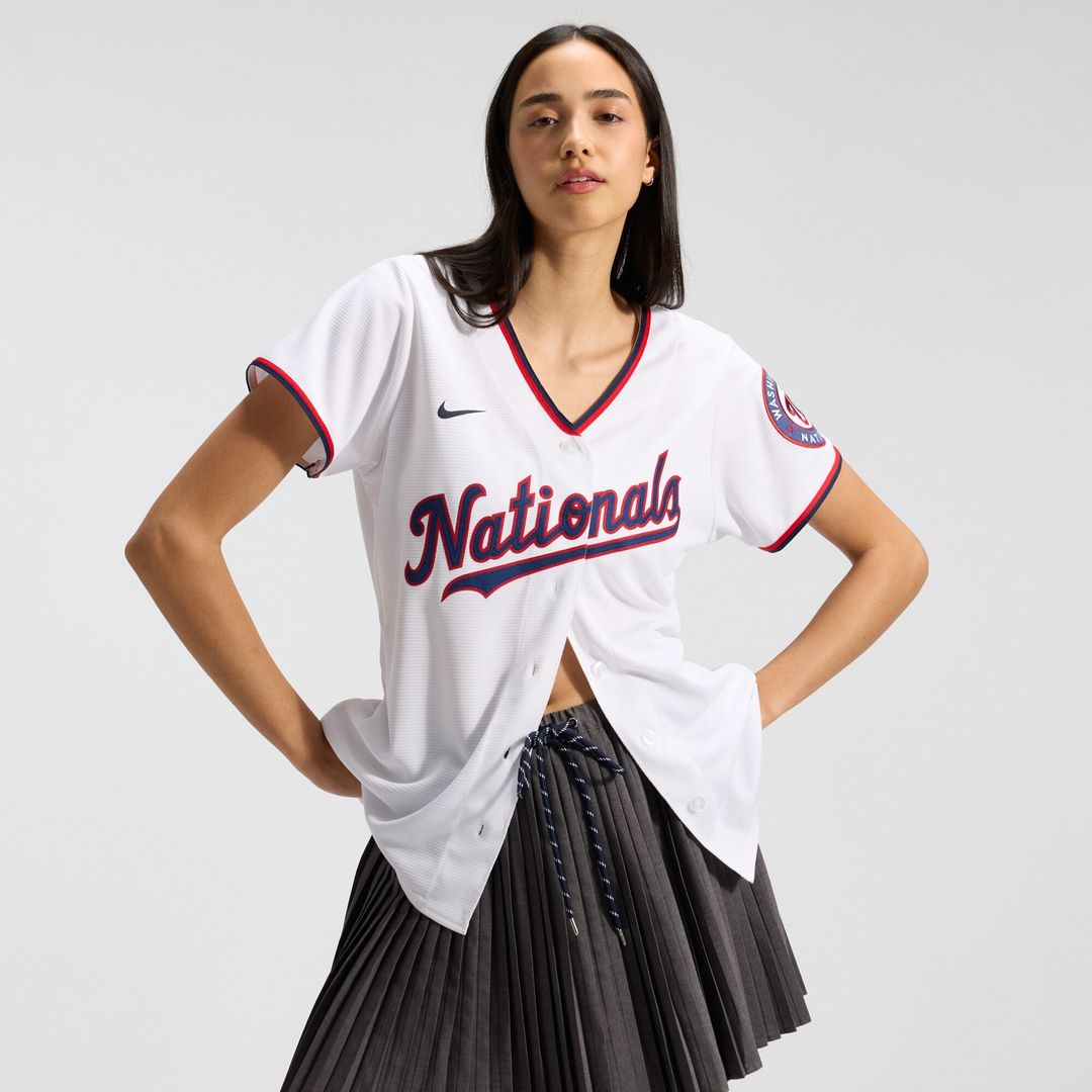 CJ Abrams Washington Nationals Nike Women's Home Replica Player Jersey - White
