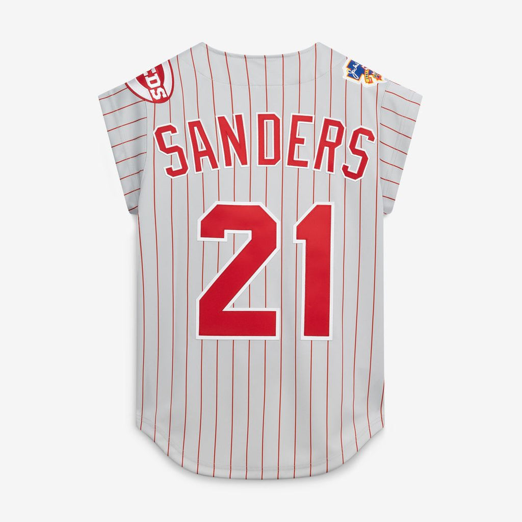 Deion Sanders Cincinnati Reds Mitchell & Ness 1997 Authentic Jersey - Gray