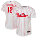 Kyle Schwarber Philadelphia Phillies Nike Youth Replica Jersey - White