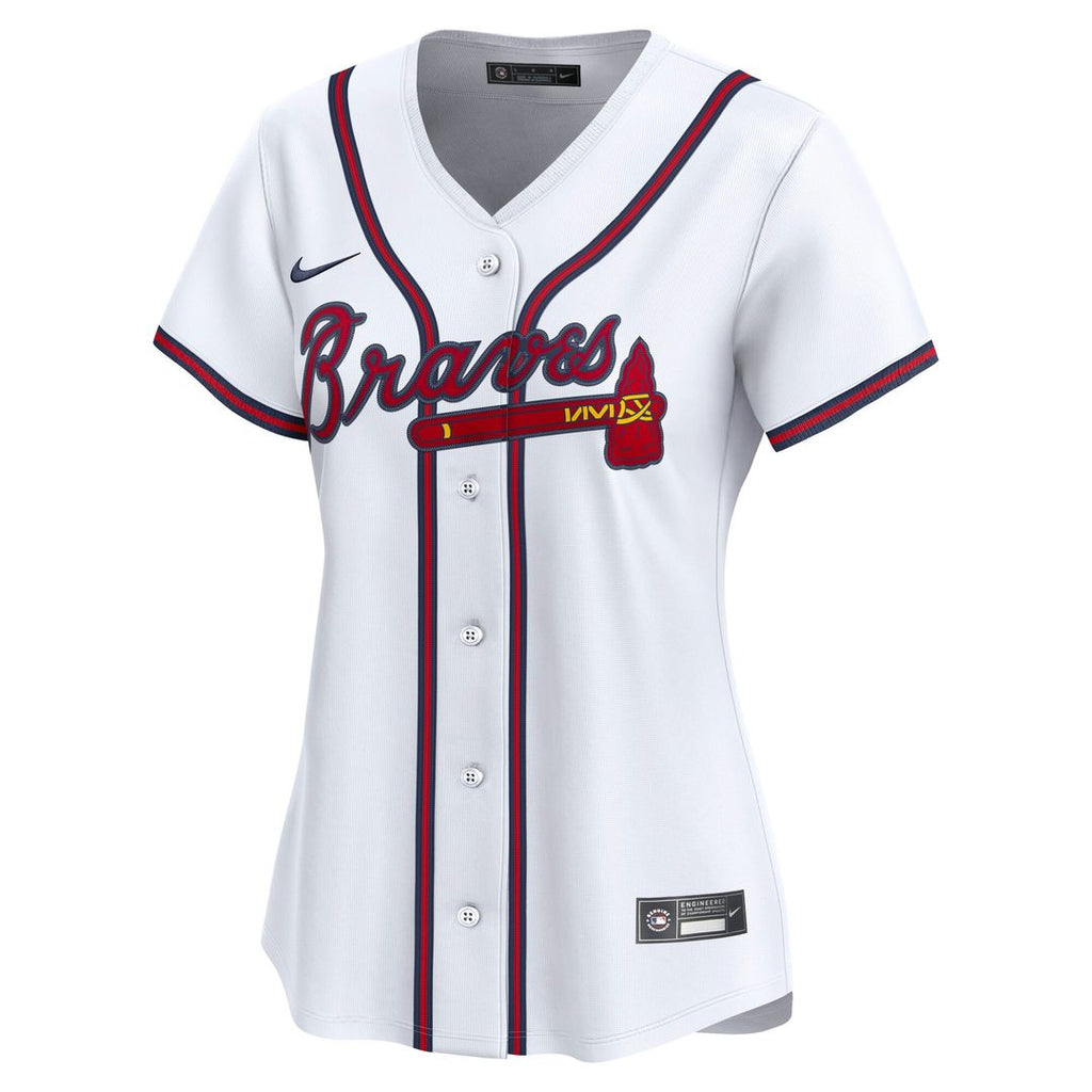 Ozzie Albies Atlanta Braves Nike Women's Home Limited Player Jersey - White