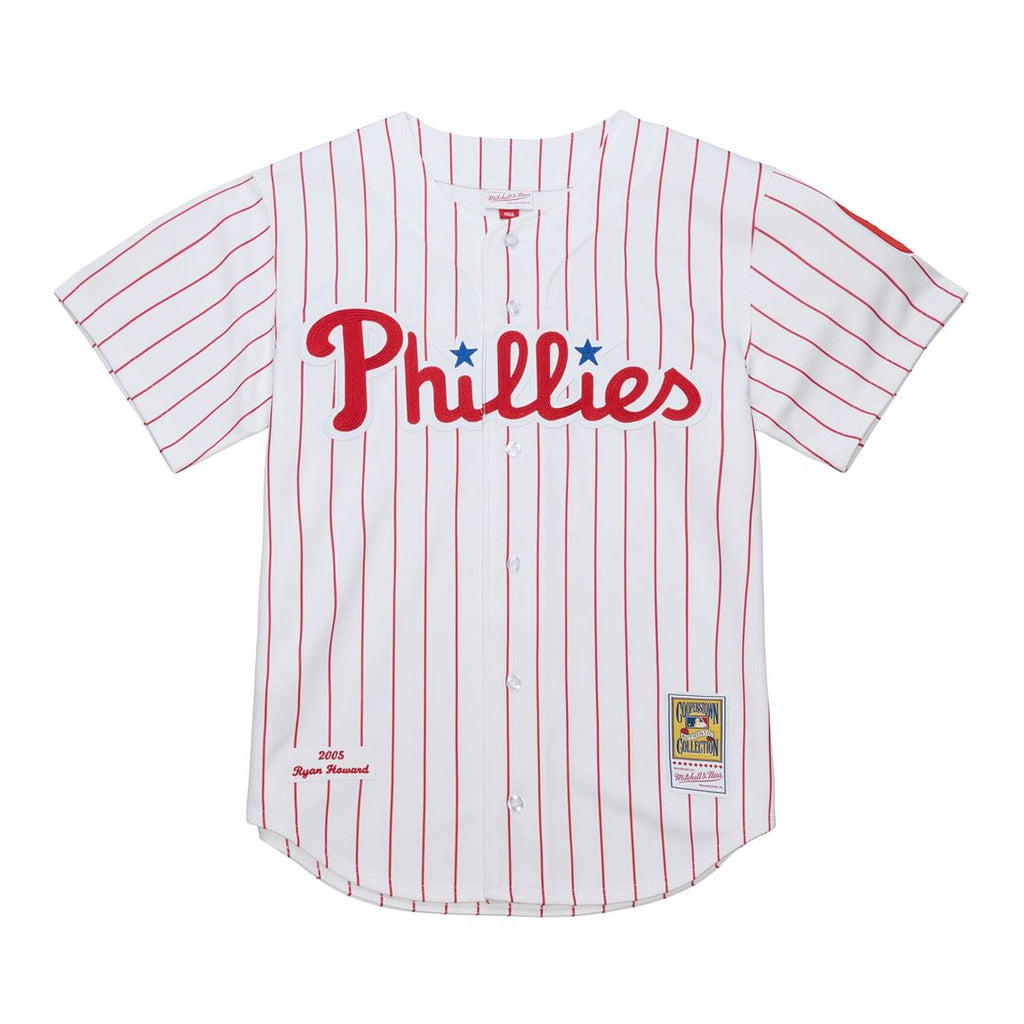 Ryan Howard Philadelphia Phillies Mitchell & Ness Cooperstown Collection Authentic Jersey – White
