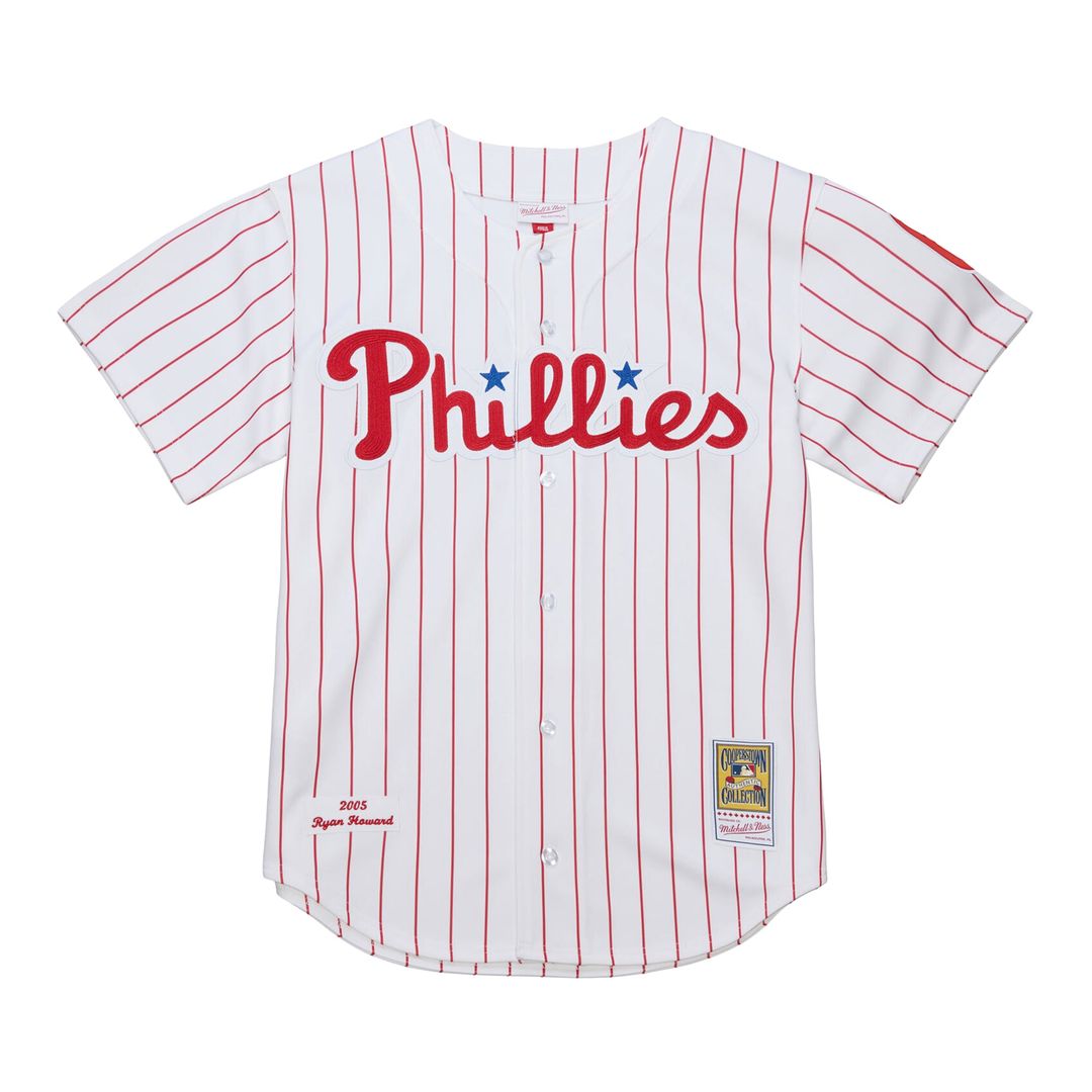 Ryan Howard Philadelphia Phillies Mitchell & Ness Cooperstown Collection Authentic Jersey – White