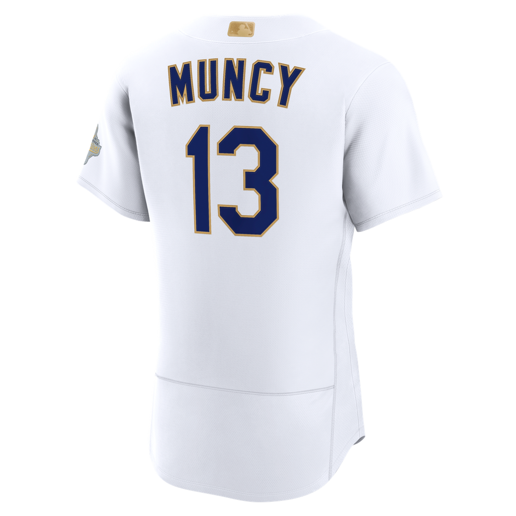 Max Muncy Los Angeles Dodgers Nike 2026 Gold Collection Authentic Jersey - White