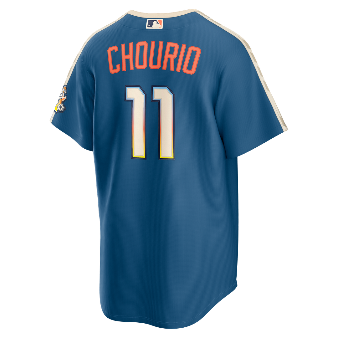Jackson Chourio Milwaukee Brewers Nike 2026 City Connect Stadium Jersey - Mineral Blue