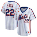 Juan Soto New York Mets Nike Cooperstown Collection Limited 40th Anniversary Jersey - White