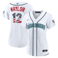 Josh Naylor Seattle Mariners Nike Women's USA 250 Fourth of July Home Stadium Jersey - White