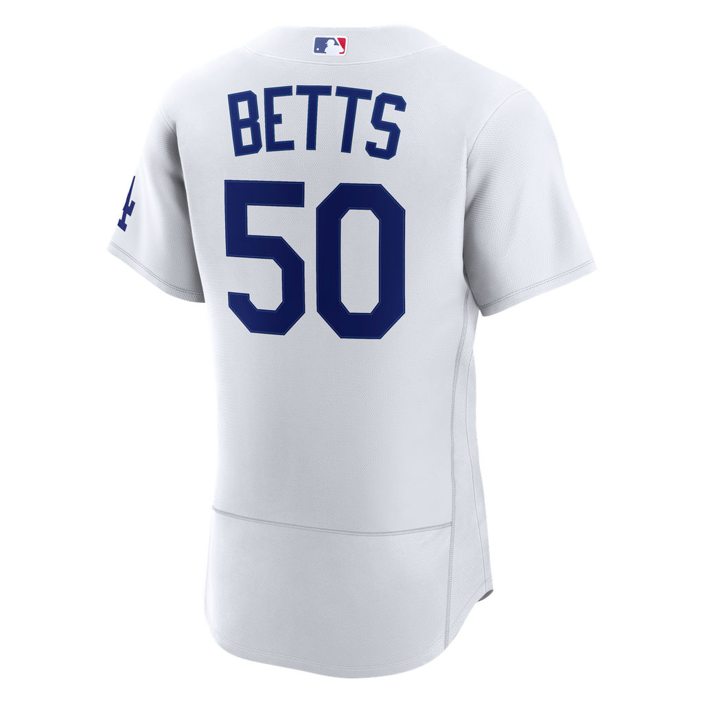 Mookie Betts Los Angeles Dodgers Nike Home Authentic Jersey - White
