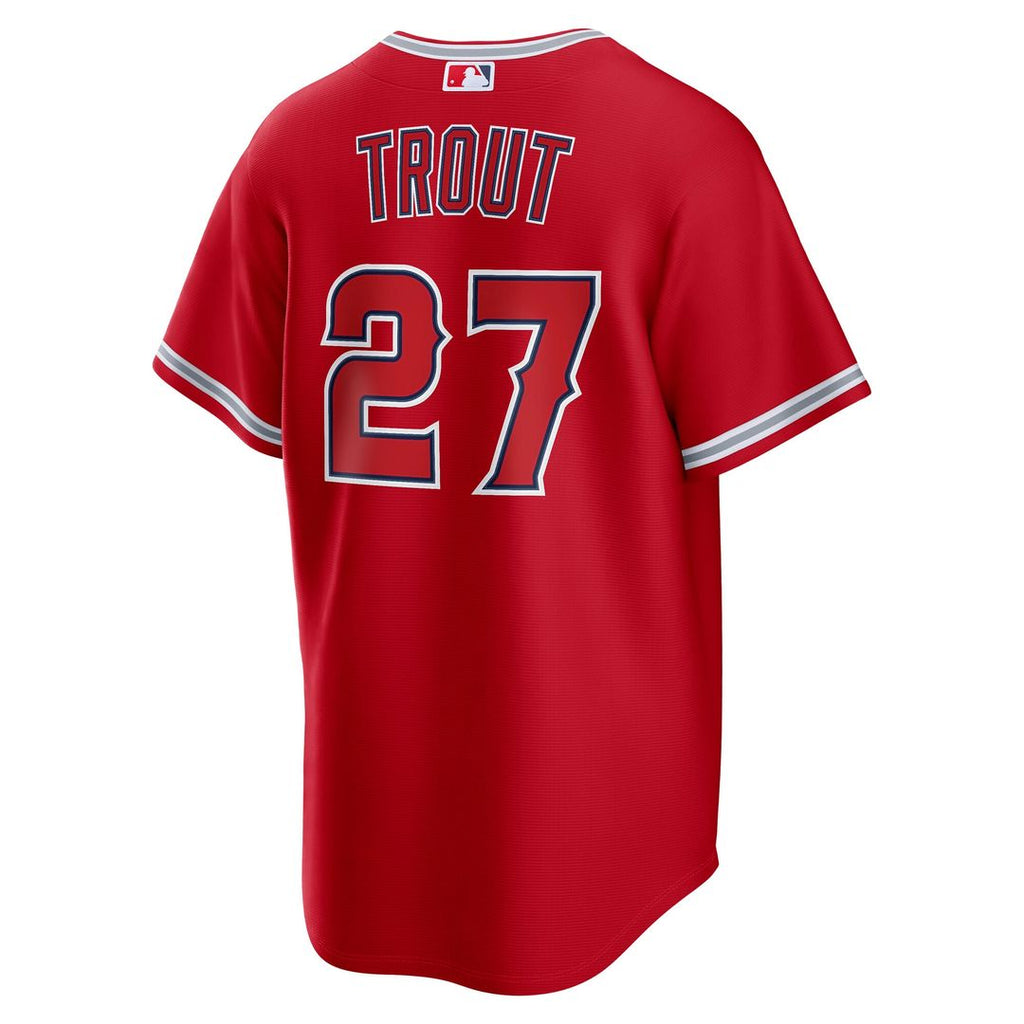 Mike Trout Los Angeles Angels Nike Alternate Replica Jersey - White
