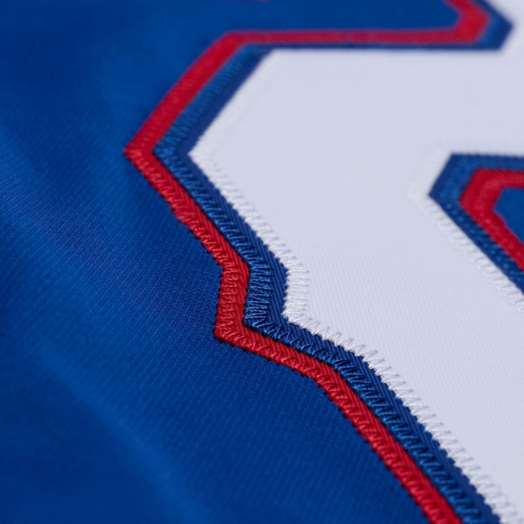 Adrian Beltre Texas Rangers Mitchell & Ness Cooperstown Mesh Batting Practice Button-Up Jersey - Royal