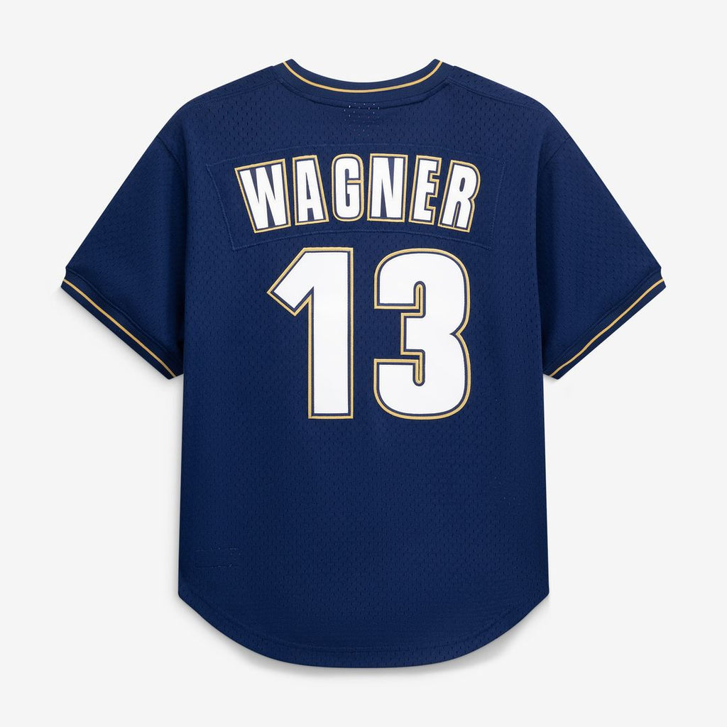 Billy Wagner Houston Astros Mitchell & Ness Authentic Batting Practice Jersey - Navy