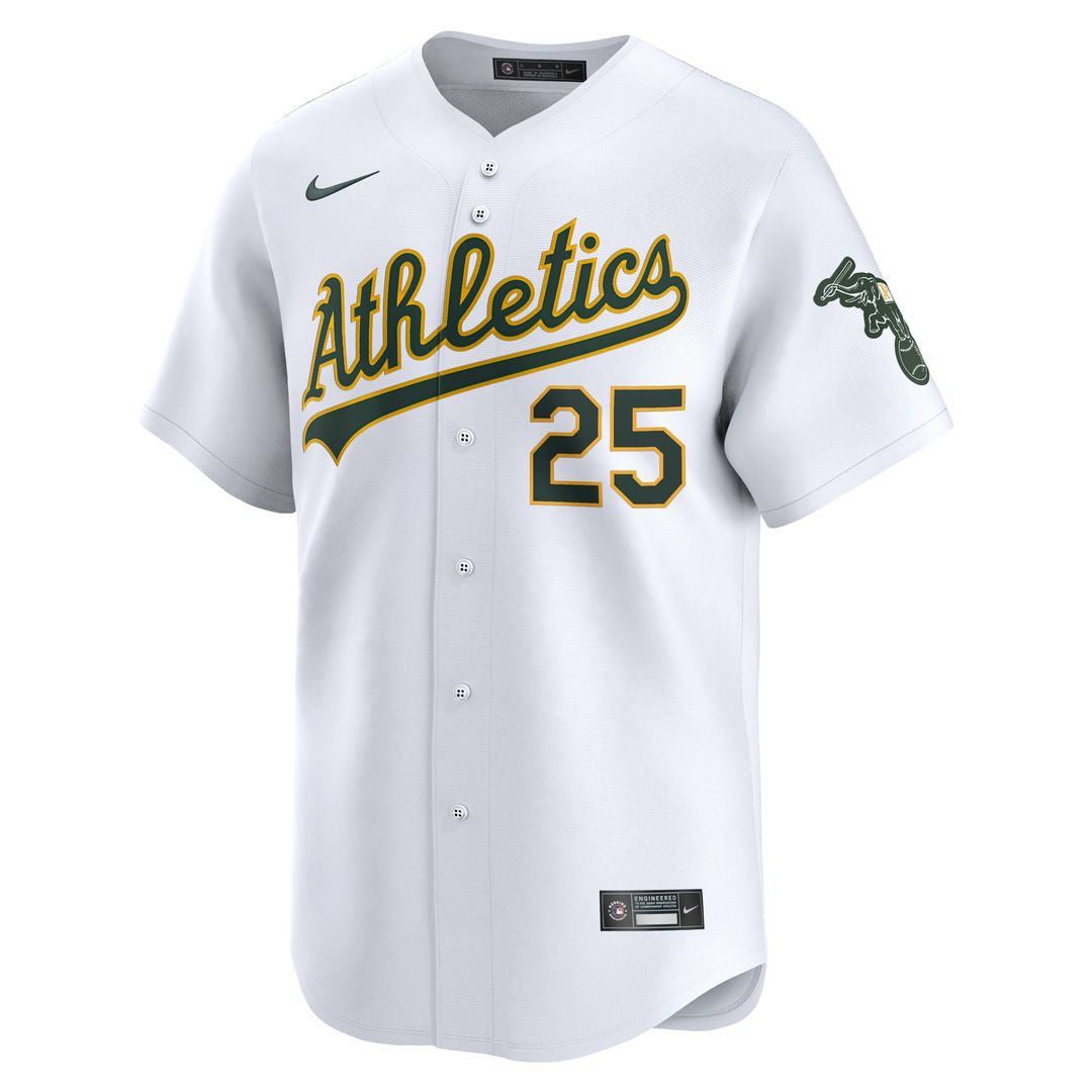 Brent Rooker Athletics Nike Home Limited Player Jersey - White