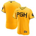 Pittsburgh Pirates Nike City Connect Authentic Jersey - Gold