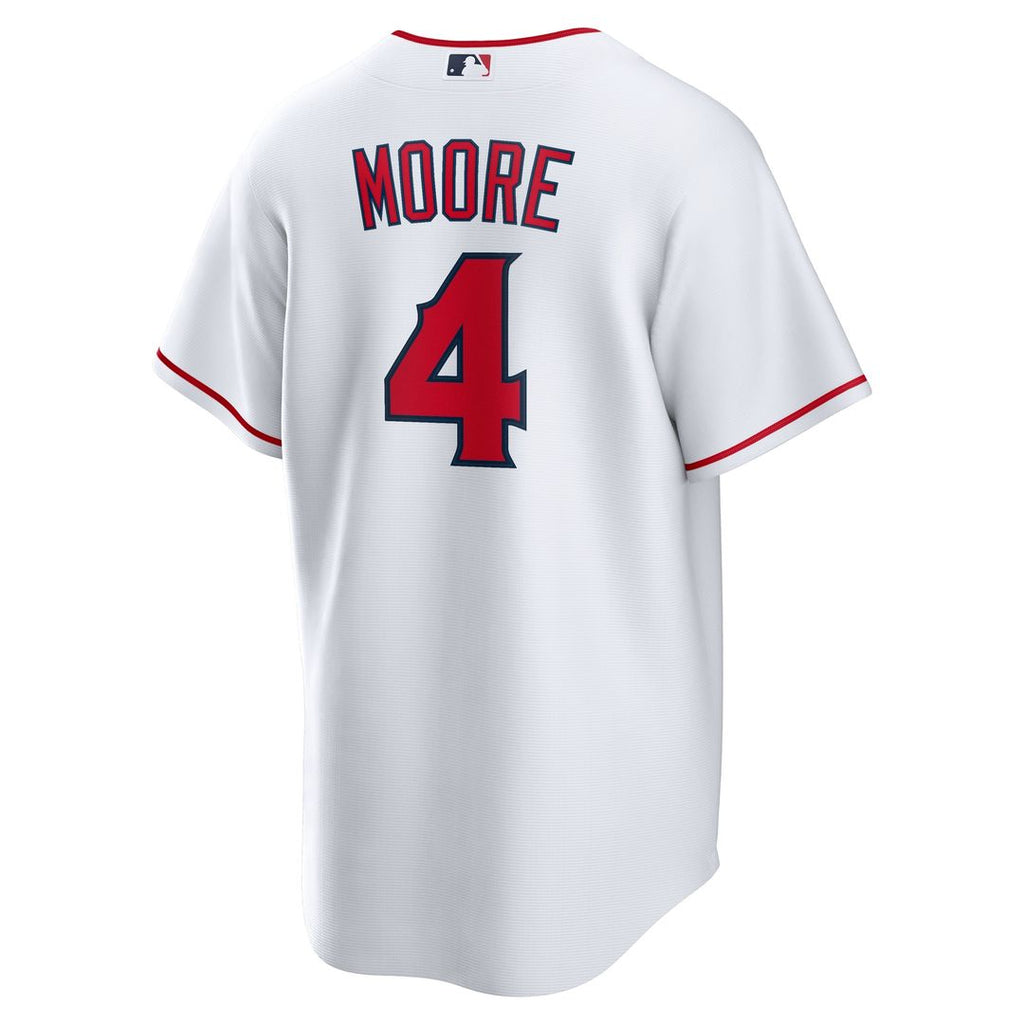 Christian Moore Los Angeles Angels Nike Home Replica Jersey - White