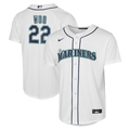 Bryan Woo Seattle Mariners Nike Youth Home Baseline Jersey - White