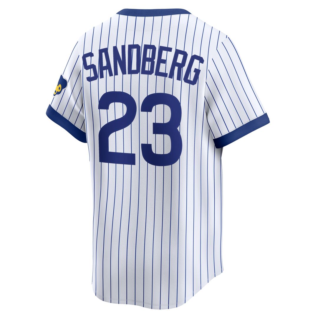 Ryne Sandberg Chicago Cubs Nike Throwback Cooperstown Collection Limited Jersey - Royal