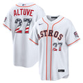 Jose Altuve Houston Astros Nike USA 250 Fourth of July Home Stadium Jersey - White
