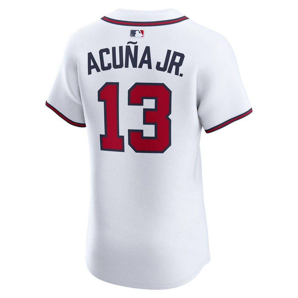 Ronald Acuña Jr. Atlanta Braves Nike Alternate 2 Elite Jersey - Red