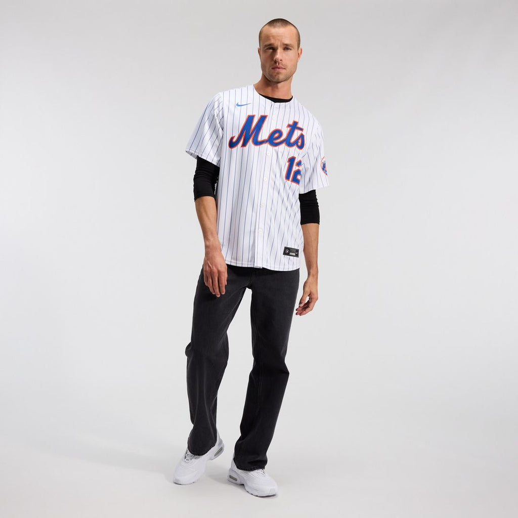 Francisco Lindor New York Mets Nike Home Limited Jersey - White