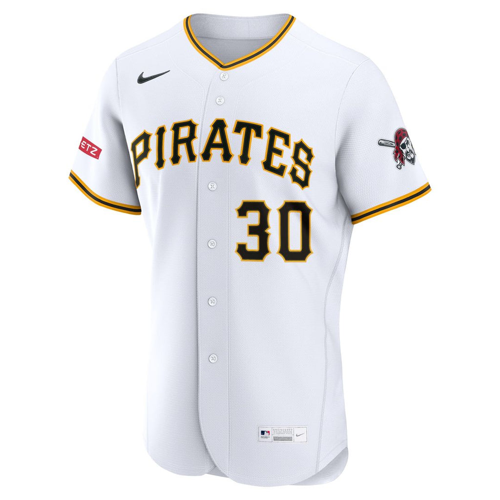 Paul Skenes Pittsburgh Pirates Nike Home Authentic Sponsor Patch Jersey - White