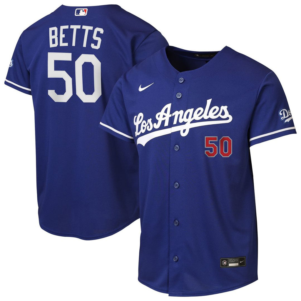 Mookie Betts Los Angeles Dodgers Nike Youth Home Stadium Jersey - White