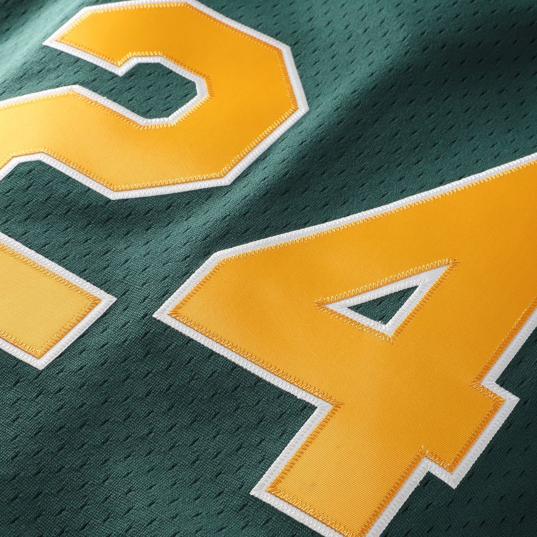 Rickey Henderson Athletics Mitchell & Ness Authentic Batting Practice Jersey - Green