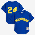 Ken Griffey Jr. Seattle Mariners Mitchell & Ness Authentic Batting Practice Jersey - Royal
