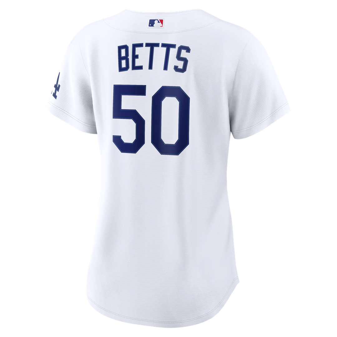 Mookie Betts Los Angeles Dodgers Nike Women's Home Stadium Jersey - White