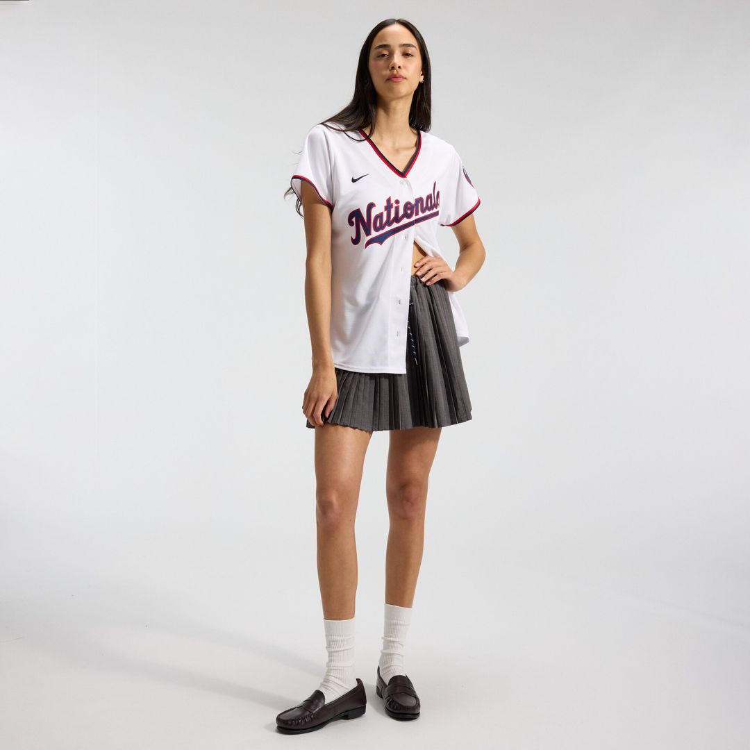 CJ Abrams Washington Nationals Nike Women's Home Replica Player Jersey - White