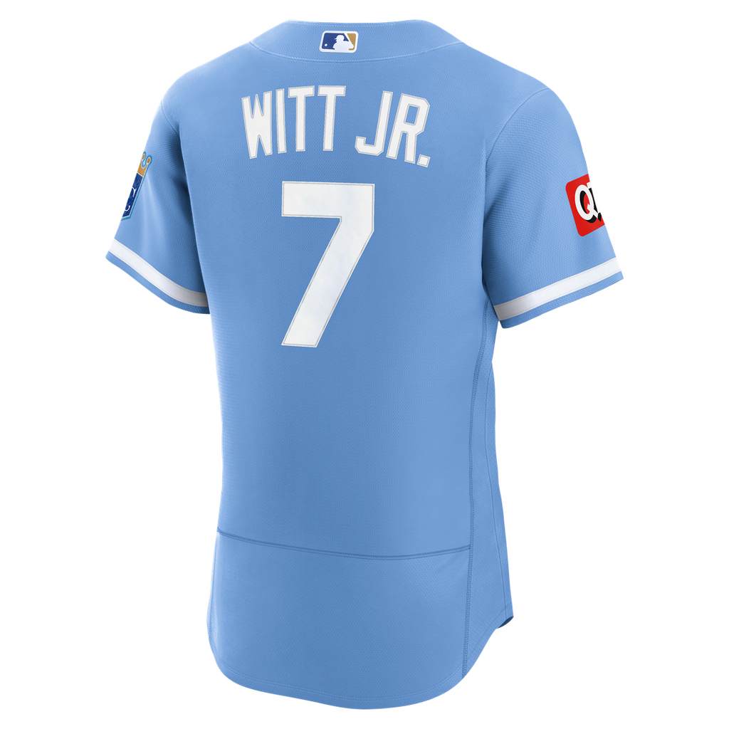 Bobby Witt Jr. Kansas City Royals Nike Home Authentic Sponsor Patch Jersey - White