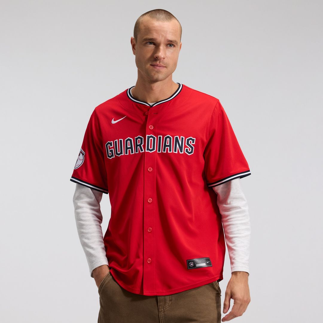 Cleveland Guardians Nike Road Limited Jersey - Gray