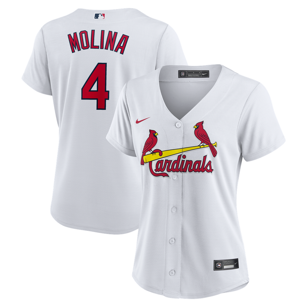 Yadier Molina St. Louis Cardinals Nike Women's Home Replica Jersey - White
