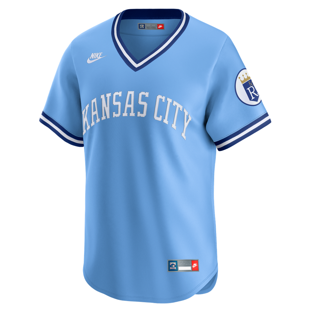 Bo Jackson Kansas City Royals Nike Throwback Cooperstown Collection Limited Jersey - Light Blue