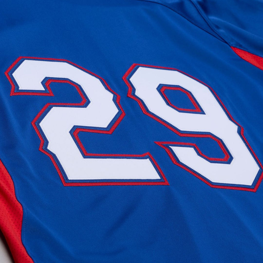 Adrian Beltre Texas Rangers Mitchell & Ness Cooperstown Mesh Batting Practice Button-Up Jersey - Royal