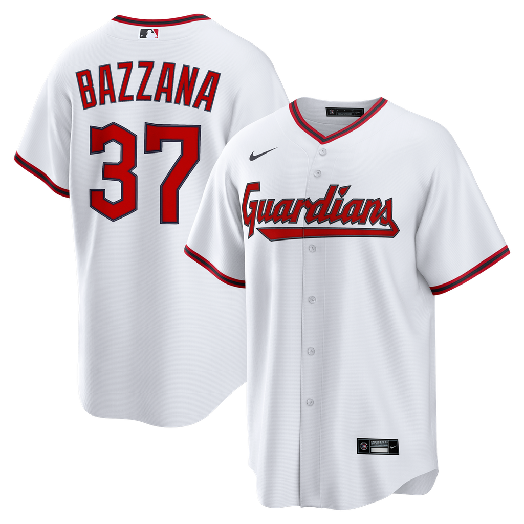 Travis Bazzana Cleveland Guardians Nike Home Replica Jersey - White