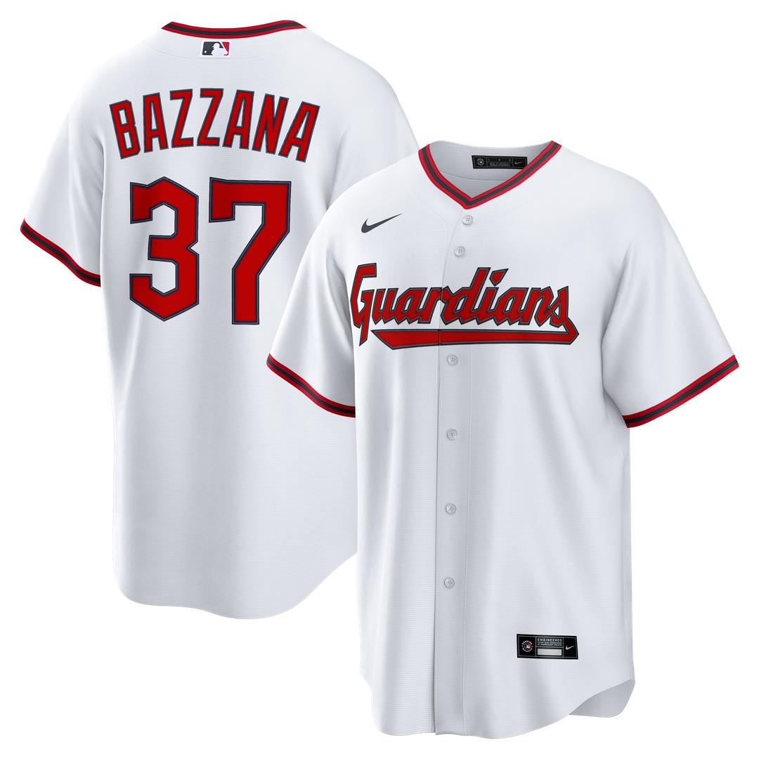 Travis Bazzana Cleveland Guardians Nike Home Replica Jersey - White