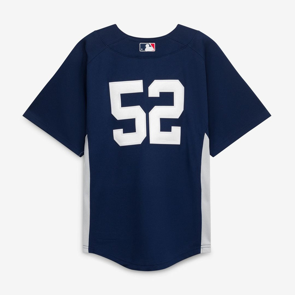 Mitchell & Ness CC Sabathia New York Yankees Youth Navy Mesh Batting Practice Jersey