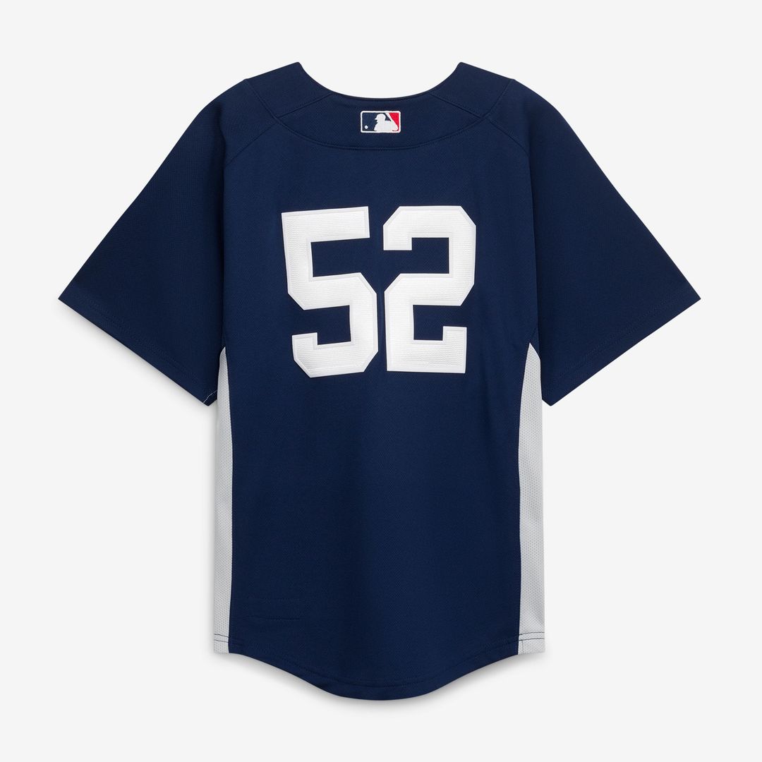 Mitchell & Ness CC Sabathia New York Yankees Youth Navy Mesh Batting Practice Jersey